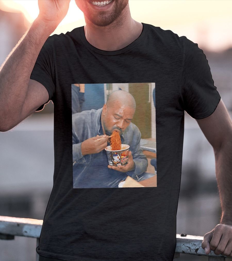 Buldak Bokkeum Myeon Kanye West Noodle Cup Spicy Challenge T-Shirt