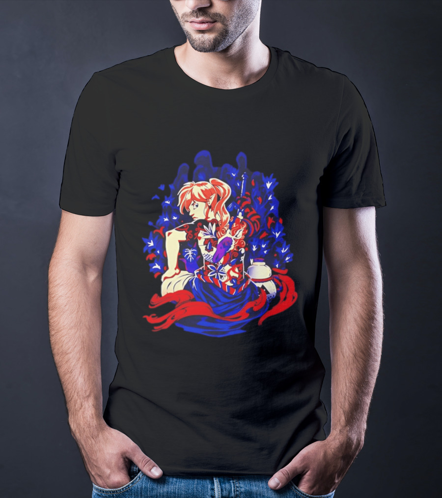 Legend Of Zelda Link Tattoo Art With Elven Warrior And Magical T-Shirt