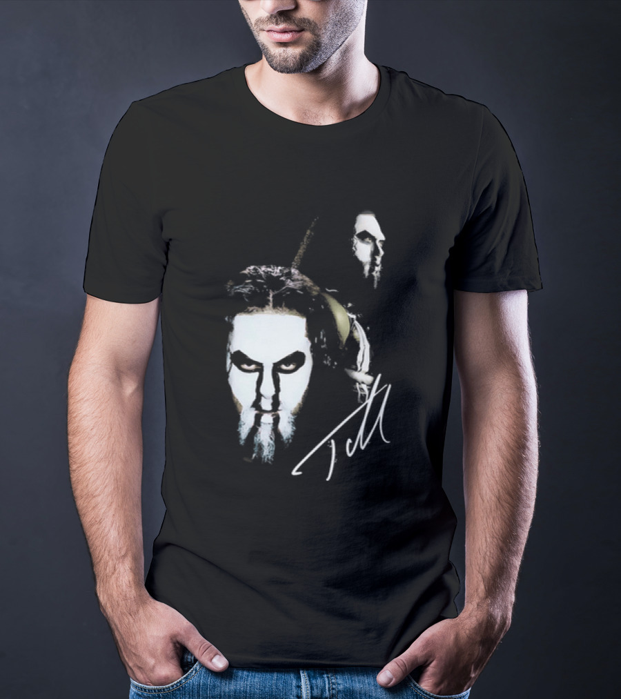 Luchasaurus Mask Illustration AEW Jell Signature T-Shirt