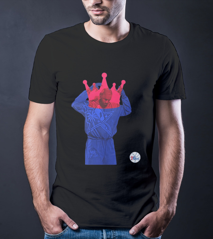 NBA All Star King LeBron James Philadelphia 76ers Season T-Shirt