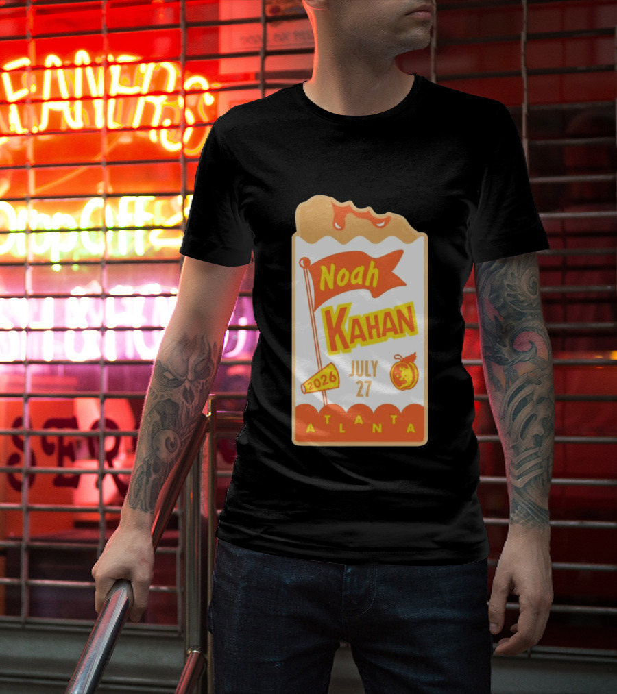 Noah Kahan Atlanta July 27 2026 Event T-Shirt