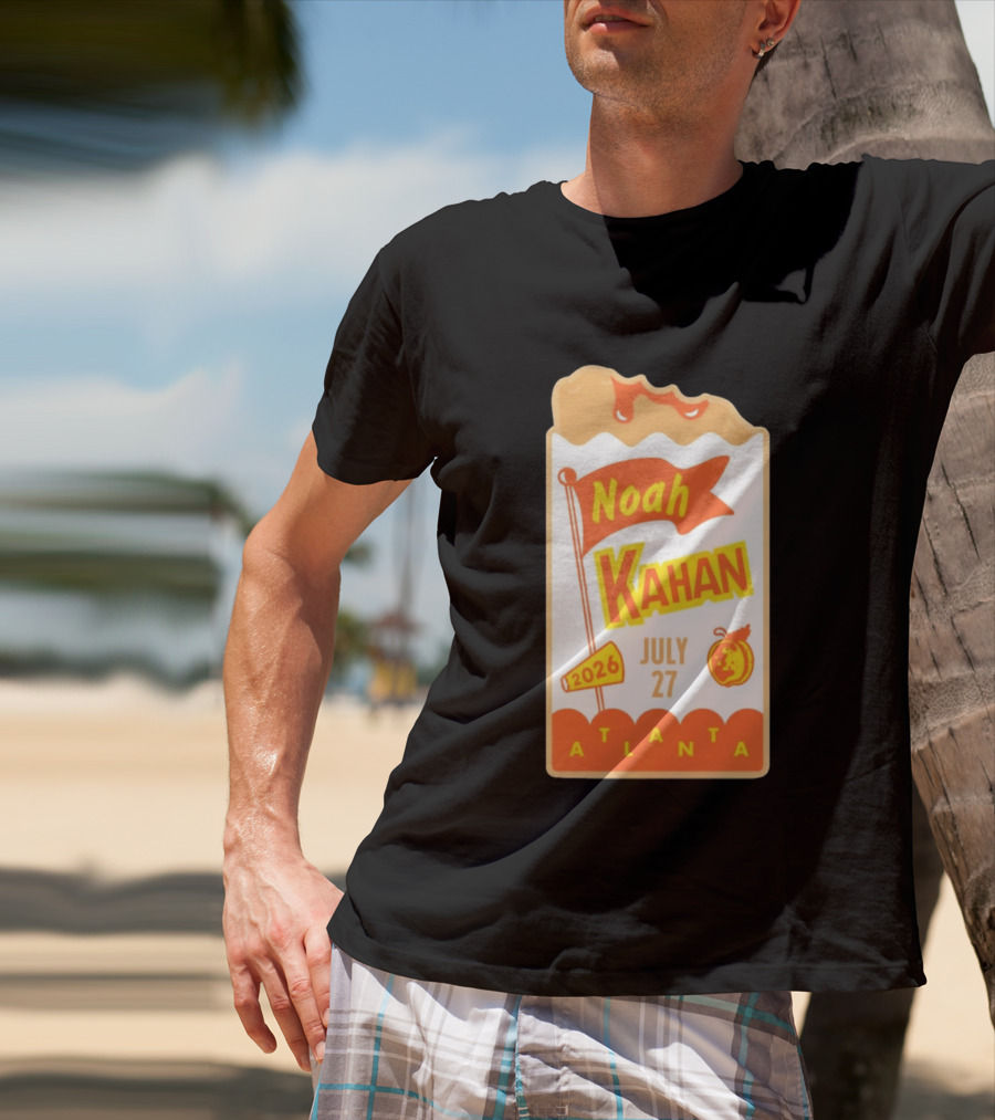 Noah Kahan Atlanta July 27 2026 Event T-Shirt