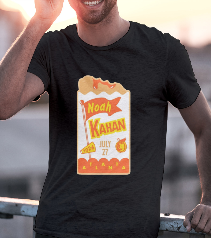 Noah Kahan Atlanta July 27 2026 Event T-Shirt