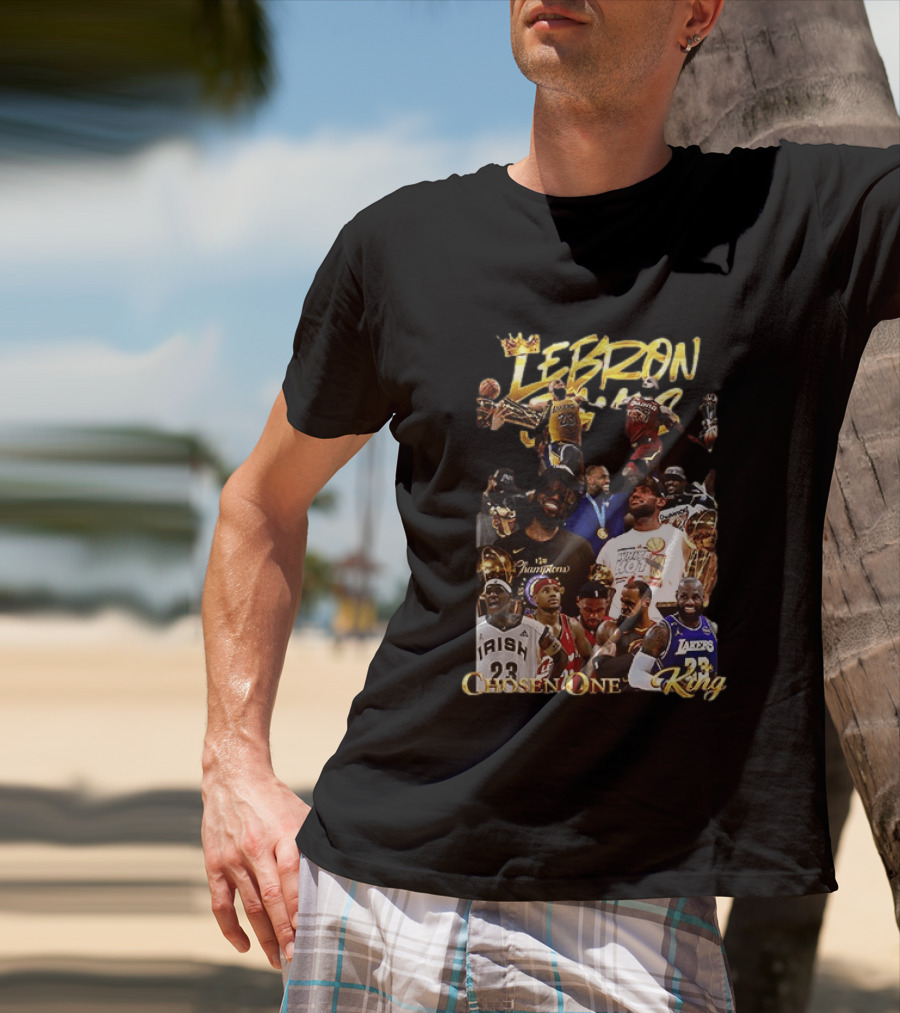 Lebron James Chosen One King Lakers Heat Cavaliers Lakers Champions T-Shirt