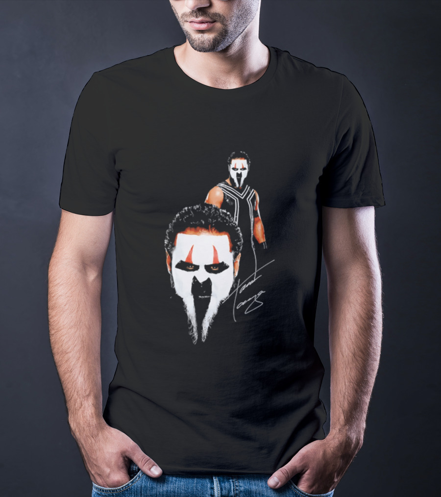 Tama Tonga Face Paint Mask Wrestler Signature T-Shirt