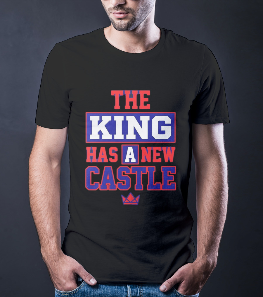 The King Has A New Castle LeBron James Philadelphia 76ers NBA 2026 T-Shirt