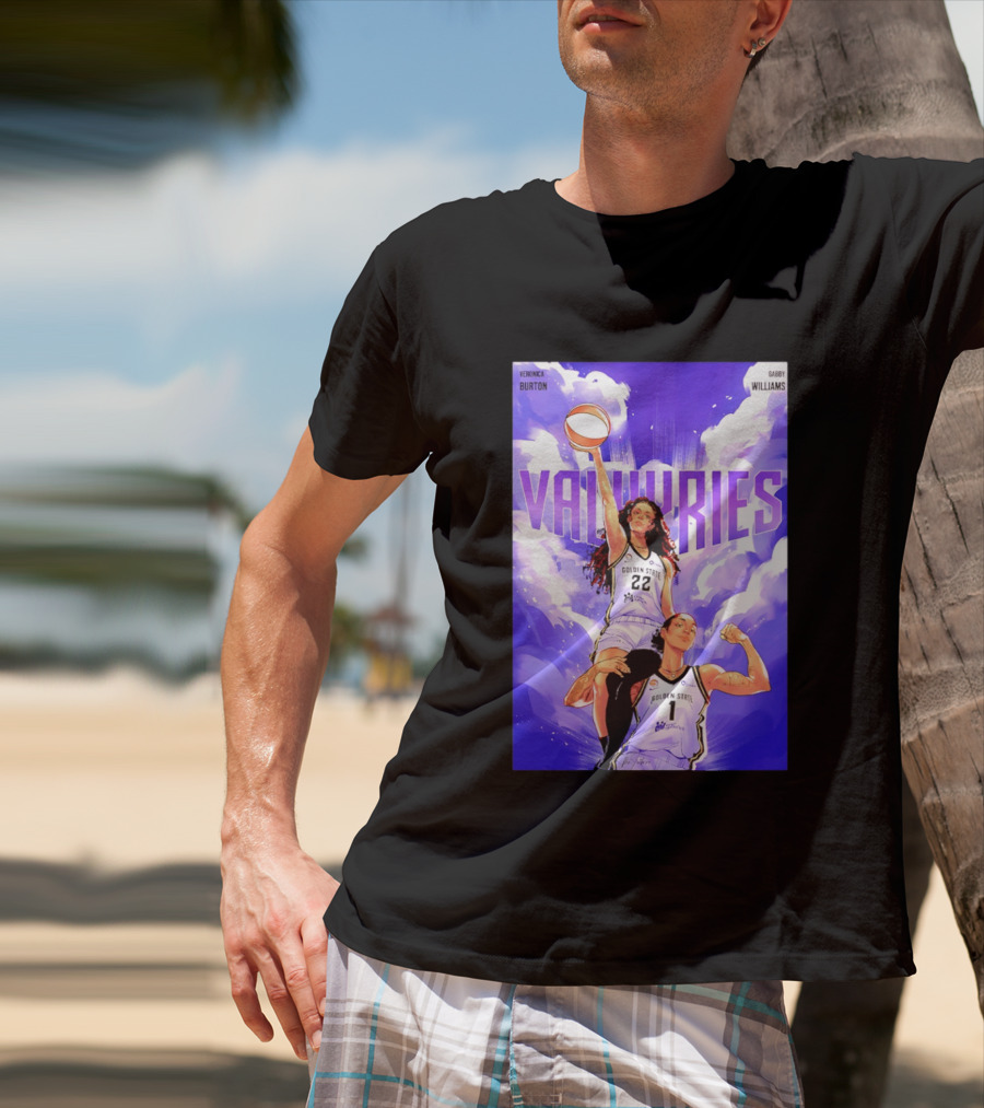 Veronica Burton Gabby Williams Golden State Valkyries Basketball Future T-Shirt