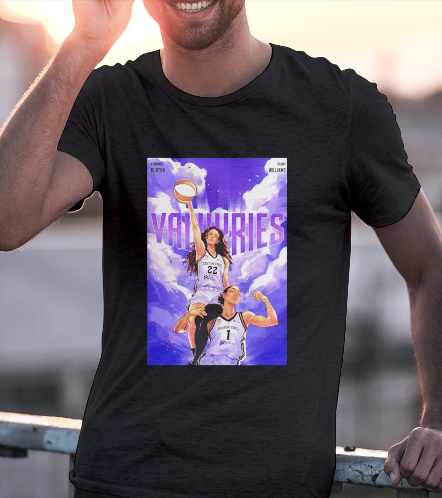 Veronica Burton Gabby Williams Golden State Valkyries Basketball Future T-Shirt
