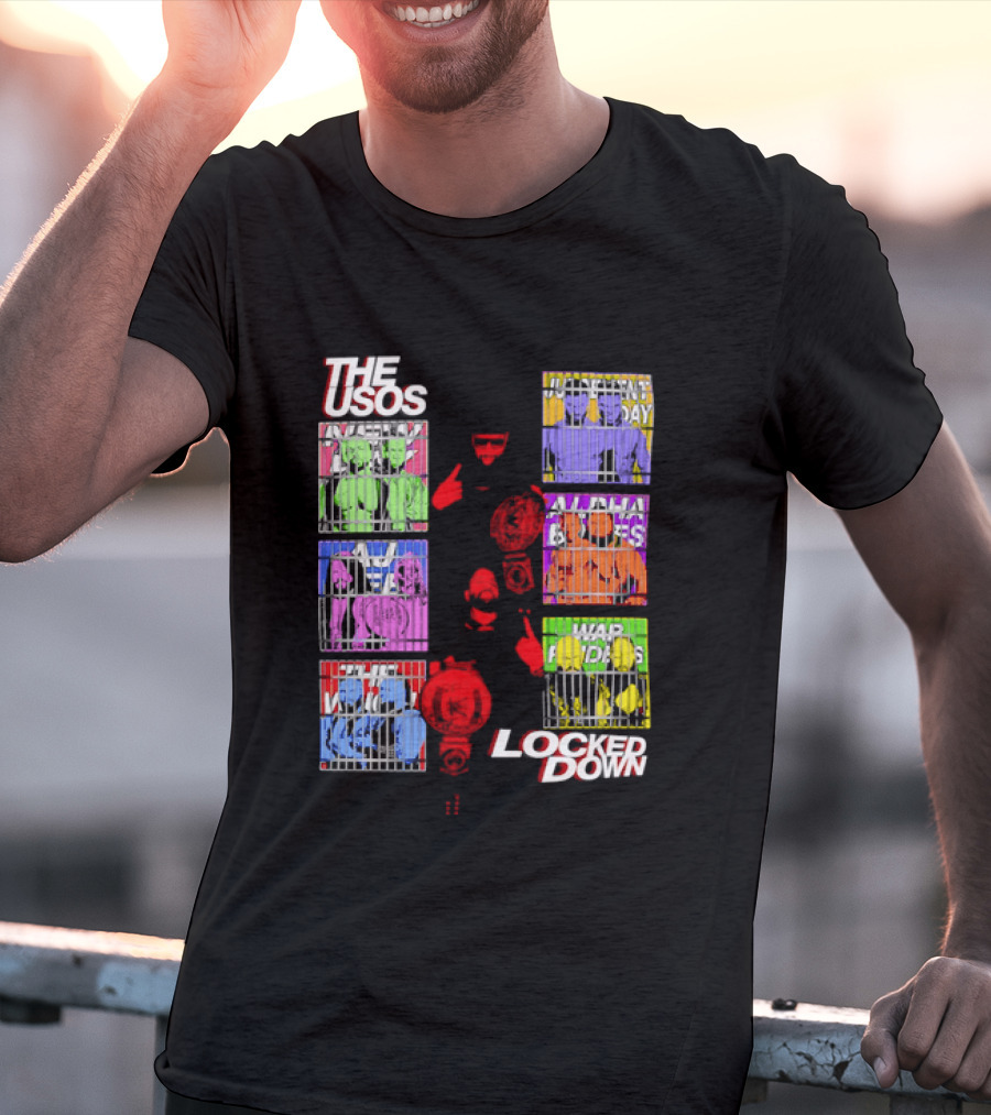 The Usos Locked Down WWE The Judgment Day New Day Alpha Academy T-Shirt