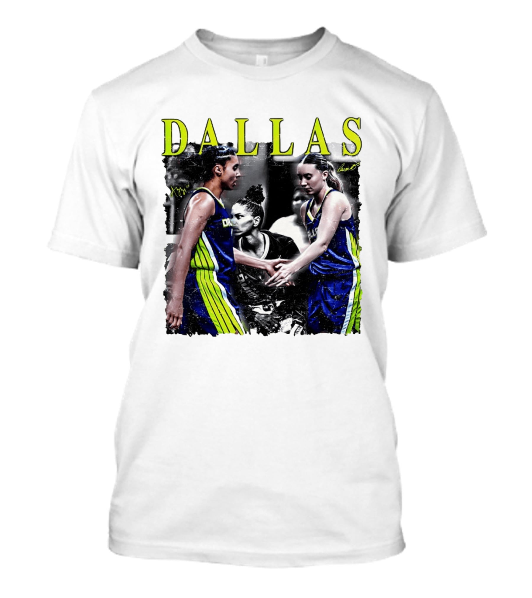 Dallas Wings Azzi Fudd Paige Bueckers WNBA 2026 Signatures T-Shirt