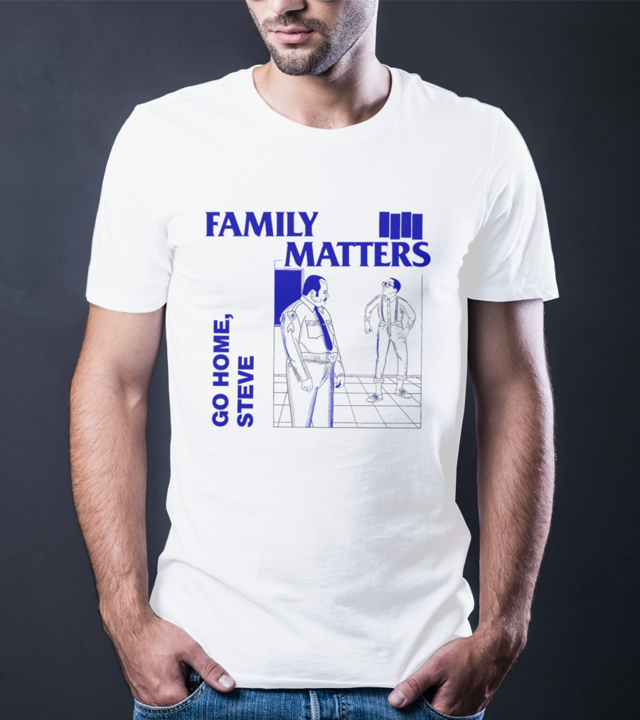Family Matters Go Home Steve TV Show Humor Scene T-Shirt