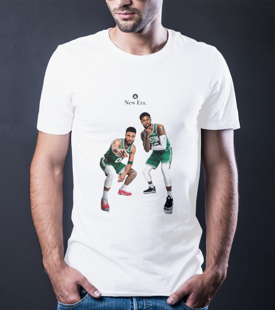 Boston Celtics Jayson Tatum Paul George New Era T-Shirt
