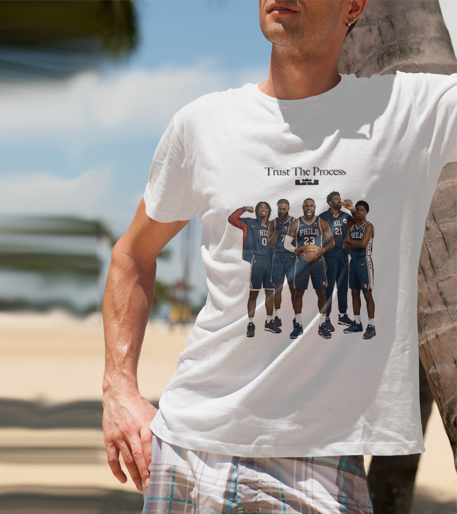 Trust The Process Philly Basketball Team Players T-Shirt