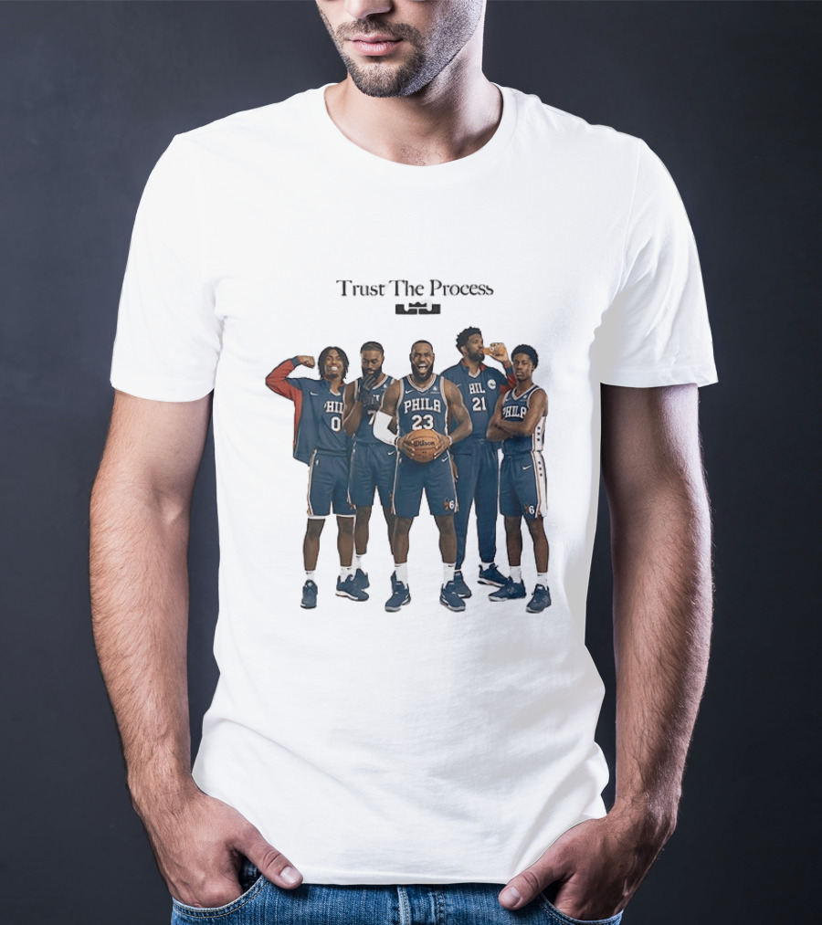 Trust The Process Philly Basketball Team Players T-Shirt
