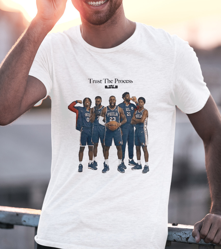 Trust The Process Philly Basketball Team Players T-Shirt