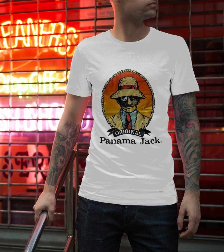 Original Panama Jack Man With Hat And Monocle T-Shirt