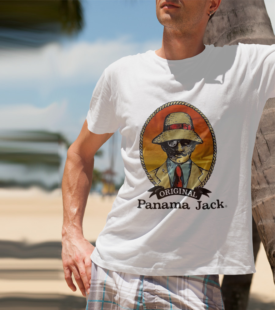 Original Panama Jack Man With Hat And Monocle T-Shirt