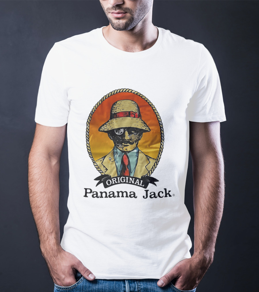 Original Panama Jack Man With Hat And Monocle T-Shirt