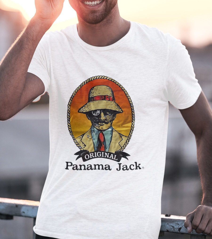Original Panama Jack Man With Hat And Monocle T-Shirt