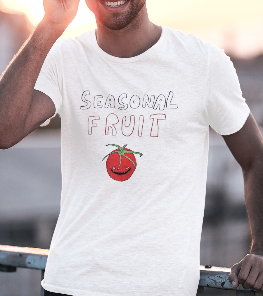 Seasonal Fruit Tomato With Painted Face T-Shirt