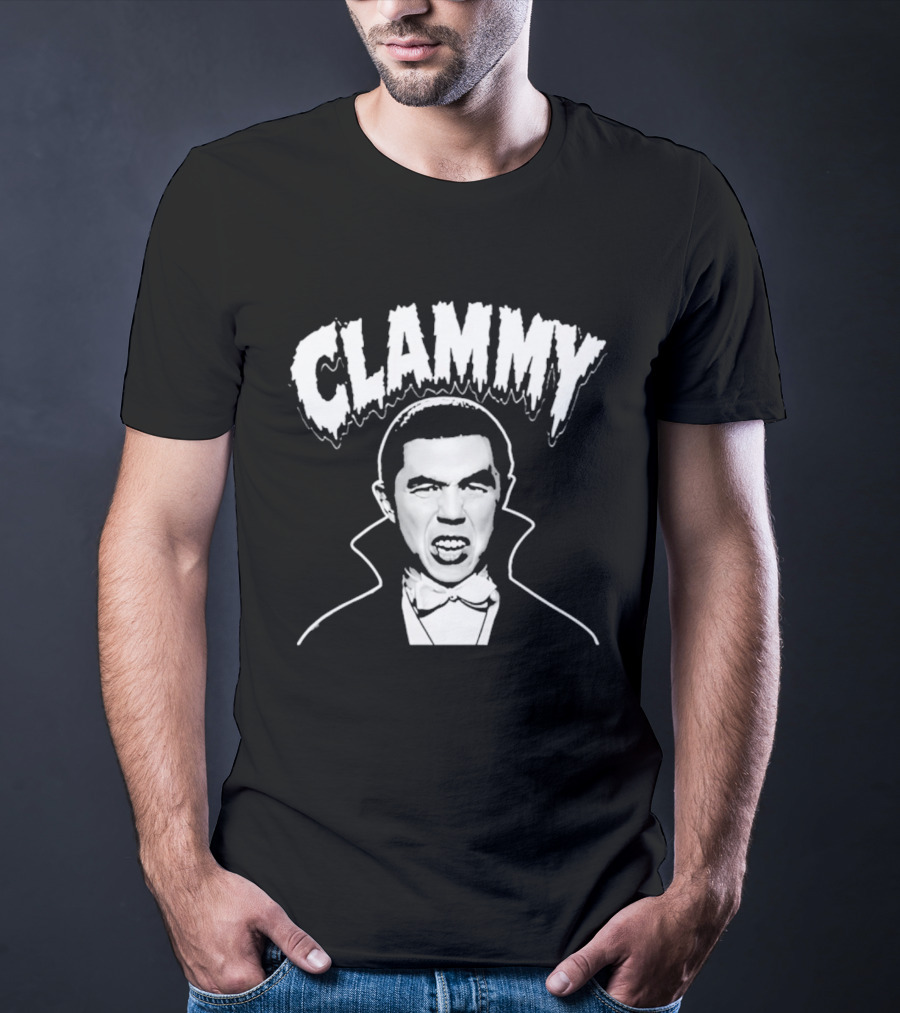 Clammy Dracula Vampire Halloween Costume T-Shirt