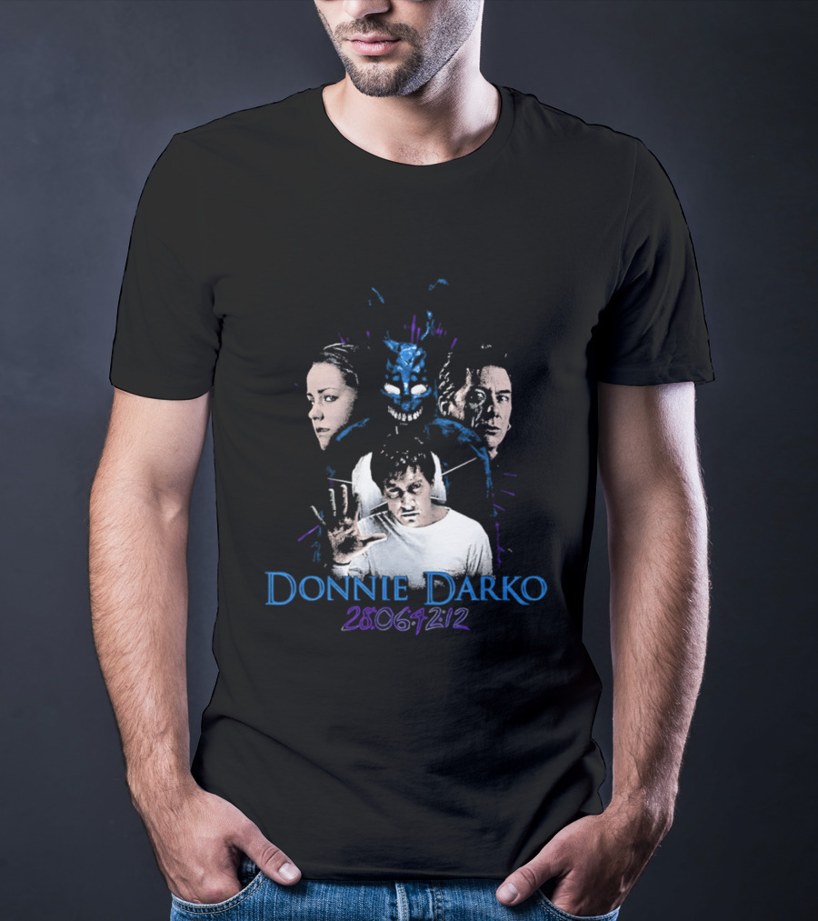 Donnie Darko 28 06 42 12 Characters And Mask T-Shirt