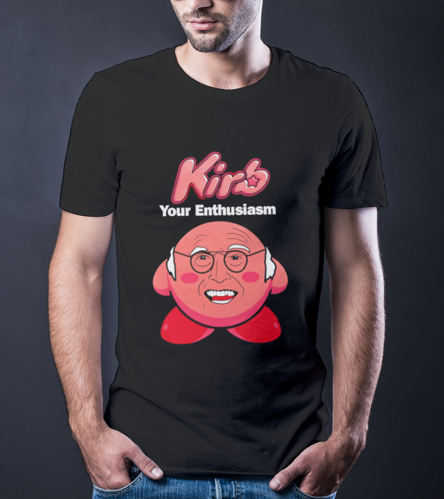 Kirb Your Enthusiasm Kirby Larry David T-Shirt