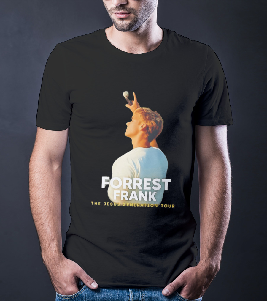 Forrest Frank The Jesus Generation Tour Microphone Pose T-Shirt