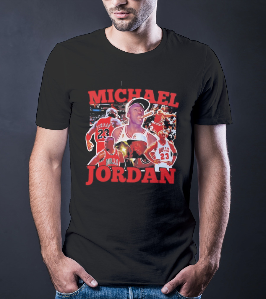 Michael Jordan 23 Bulls 90s T-Shirt