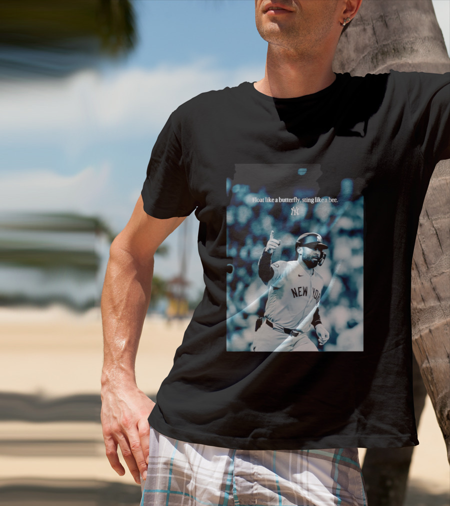 New York Yankees Float Like A Butterfly Sting Like A Bee T-Shirt