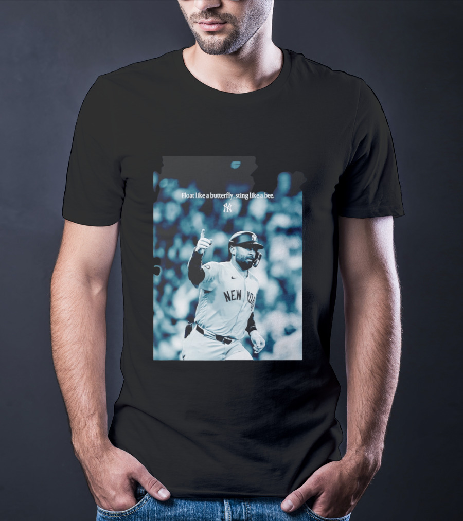 New York Yankees Float Like A Butterfly Sting Like A Bee T-Shirt