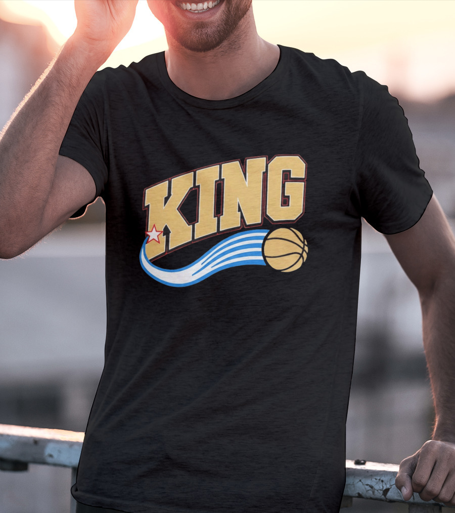 Philadelphia 76ers King Basketball Lebron James T-Shirt