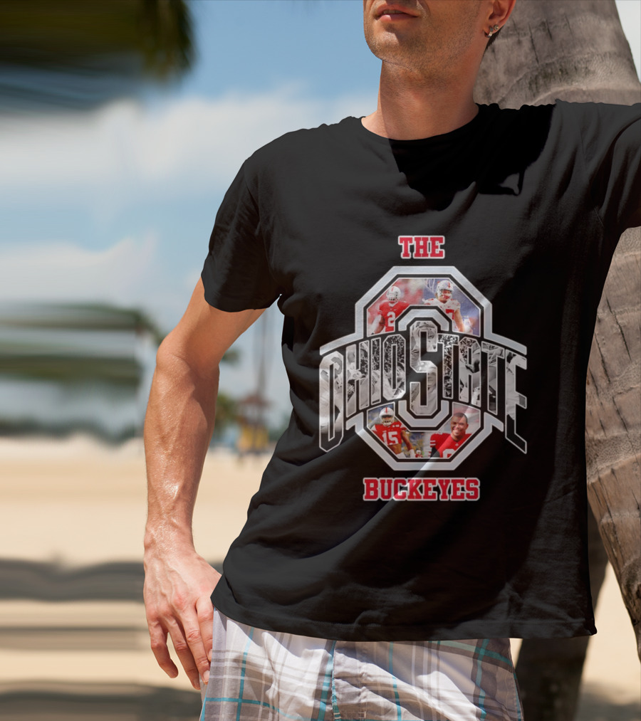 Ohio State Buckeyes Football Collage Ohio State T-Shirt