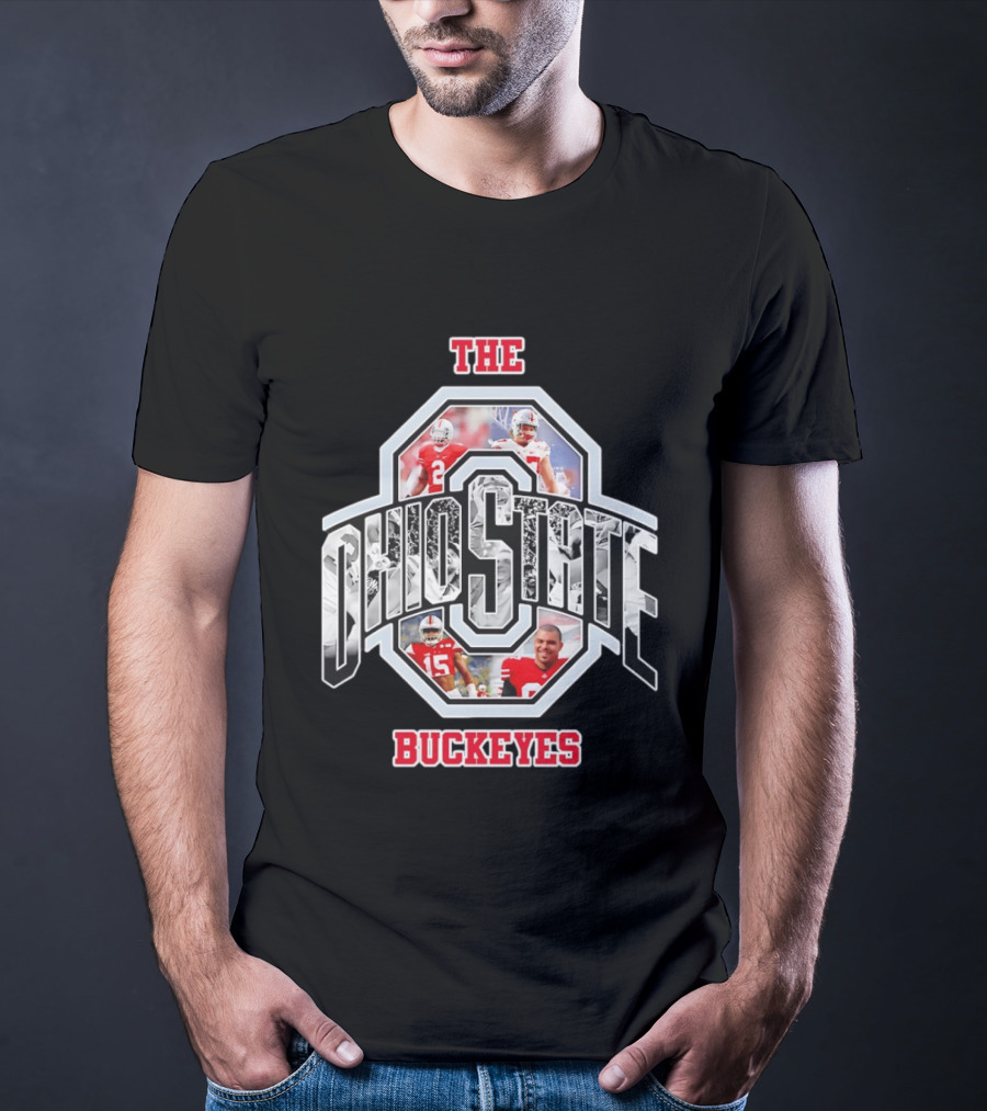 Ohio State Buckeyes Football Collage Ohio State T-Shirt