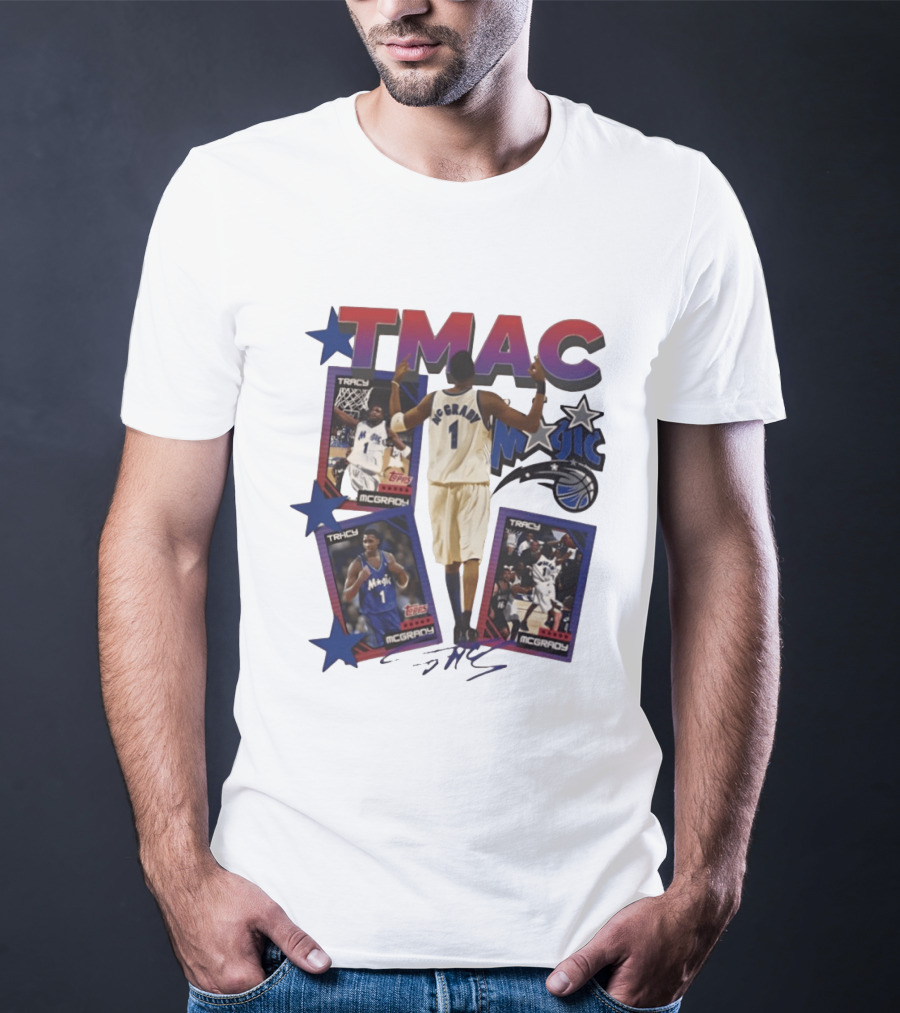 TMAC Tracy McGrady Magic Basketball Legends T-Shirt