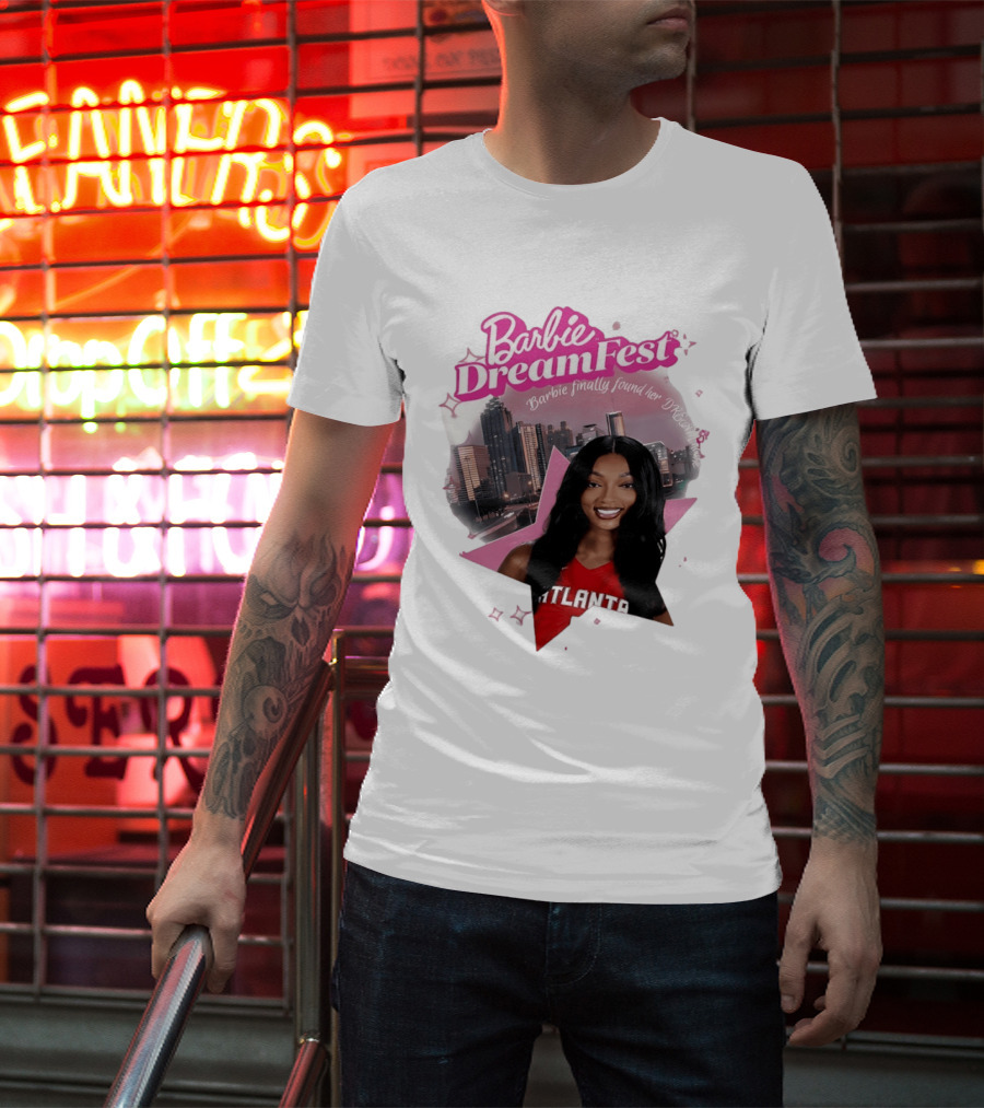 Barbie Dream Fest Angel Reese Atlanta Dream Basketball Barbie Finally Found Her Dream T-Shirt