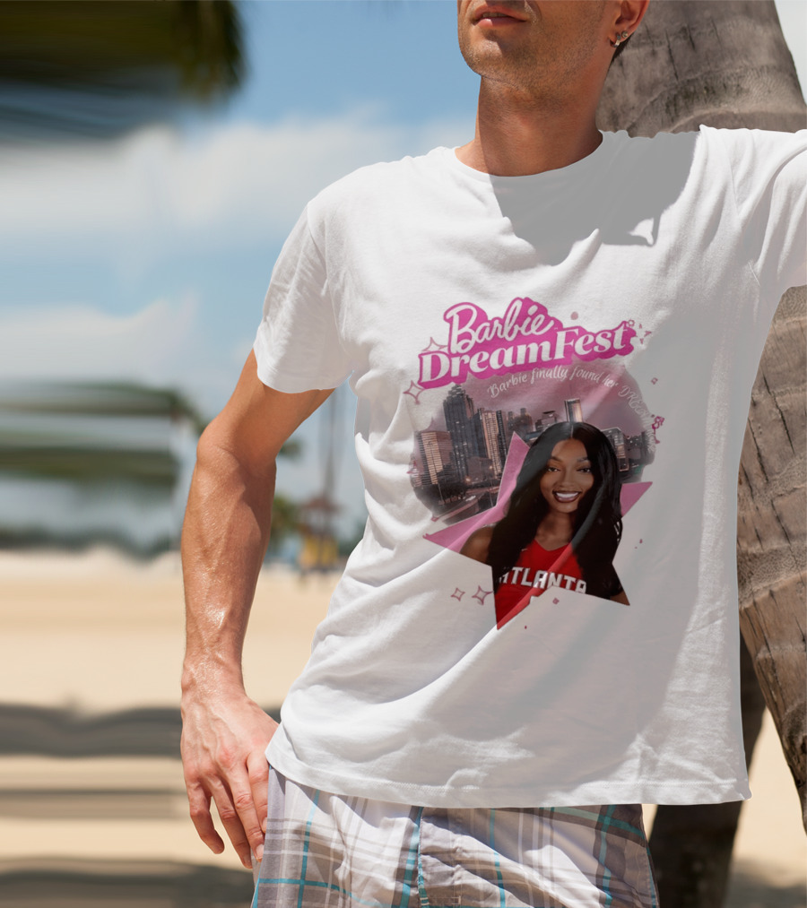 Barbie Dream Fest Angel Reese Atlanta Dream Basketball Barbie Finally Found Her Dream T-Shirt