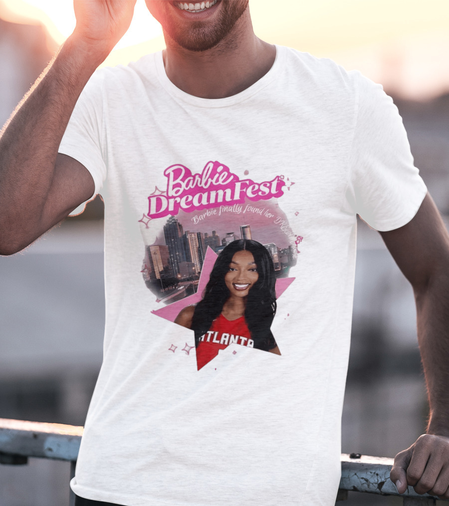 Barbie Dream Fest Angel Reese Atlanta Dream Basketball Barbie Finally Found Her Dream T-Shirt