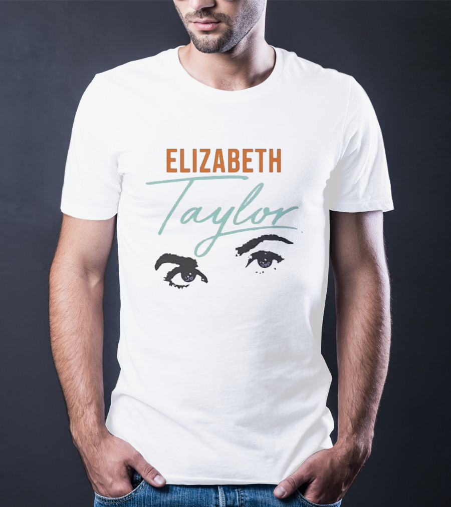Elizabeth Taylor Iconic Eyes And Signature T-Shirt