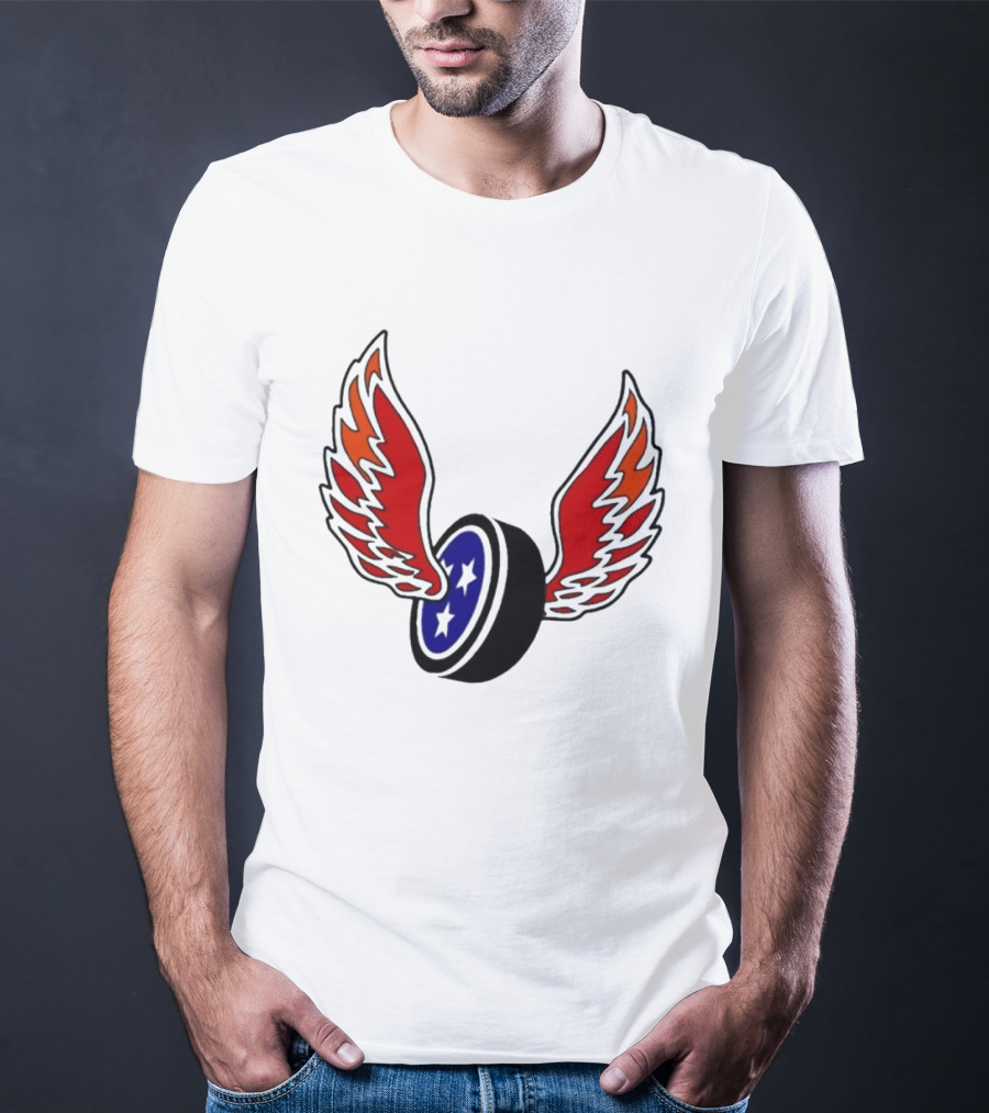 Joey Aguilar Knoxville Speed Three Star Winged Wheel T-Shirt