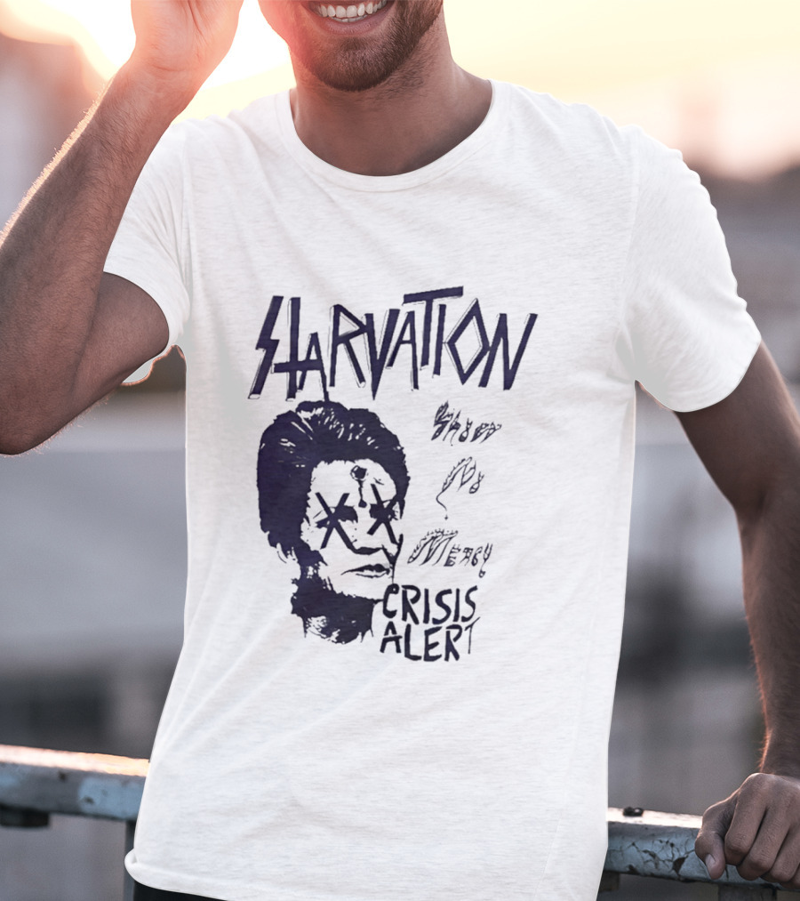 Starvation Sheer Mercy Crisis Alert T-Shirt