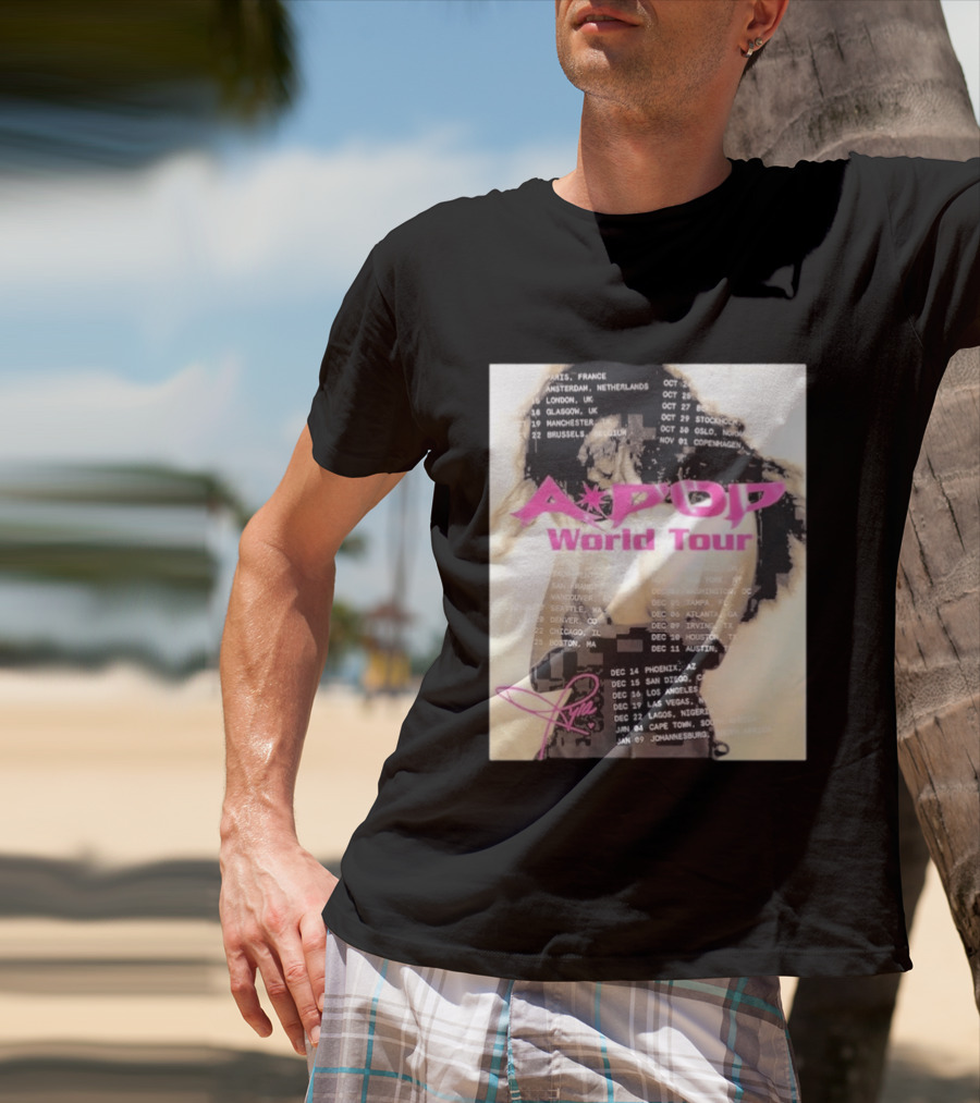 Tyla A Pop World Tour 2026 Paris Amsterdam London Dates And Signature T-Shirt