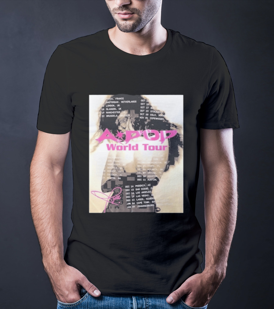 Tyla A Pop World Tour 2026 Paris Amsterdam London Dates And Signature T-Shirt