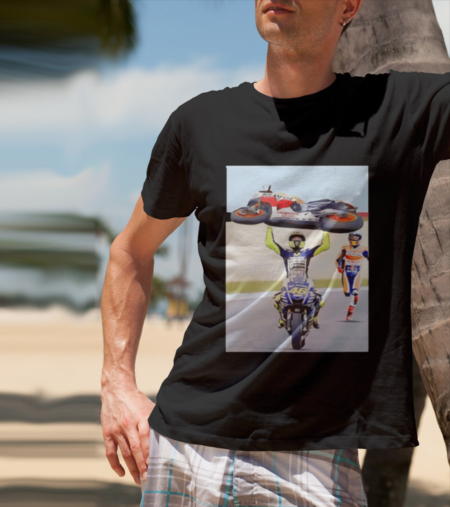 Valentino Rossi Honda MotoGP 46 Victory Celebration 2026 T-Shirt