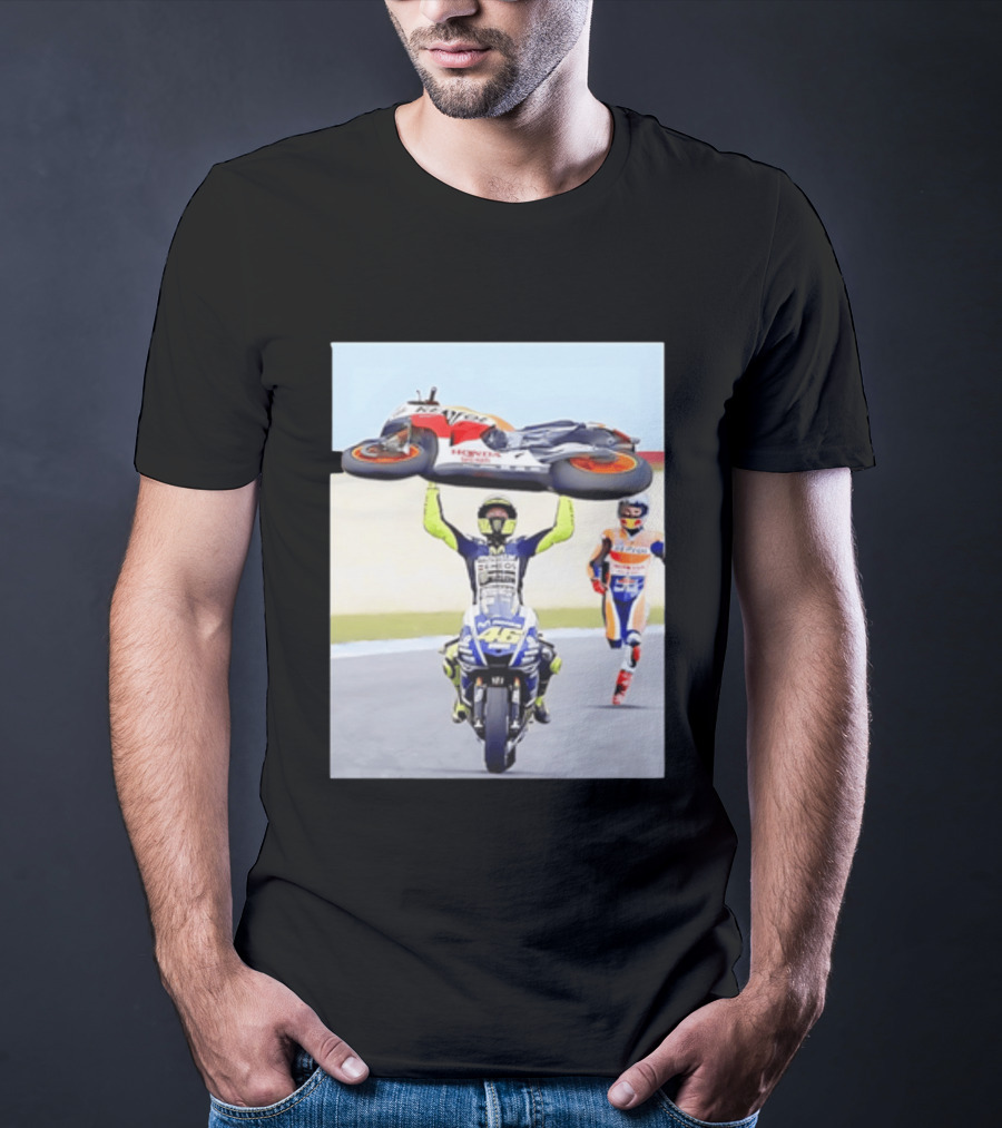 Valentino Rossi Honda MotoGP 46 Victory Celebration 2026 T-Shirt