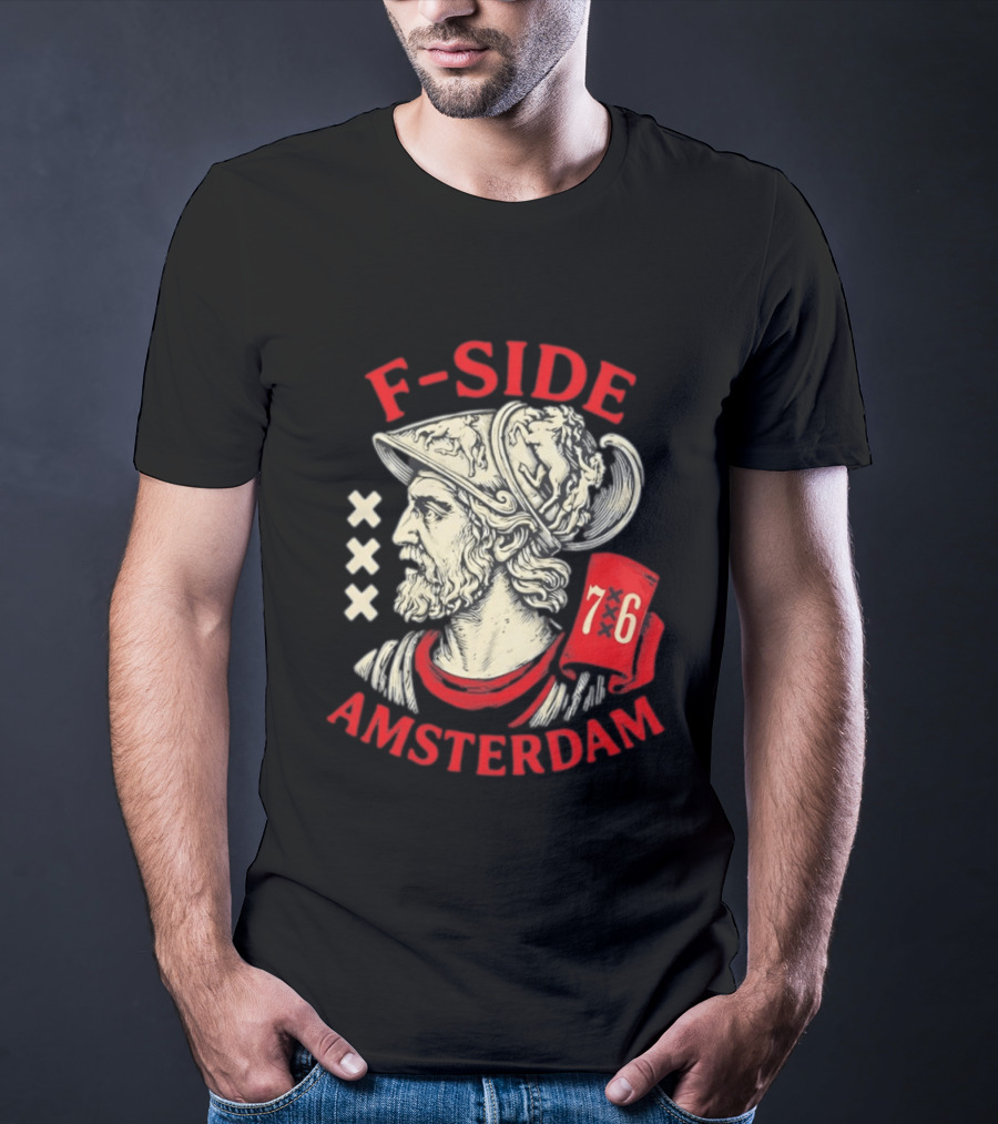 F Side Amsterdam Warrior Helmet 76 T-Shirt