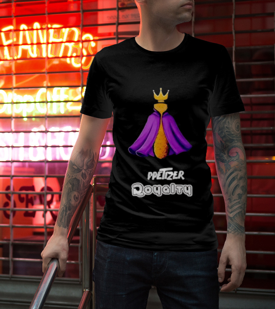 Crowned Nugget Appetizer Royalty Kingscape T-Shirt