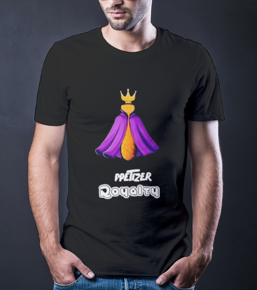 Crowned Nugget Appetizer Royalty Kingscape T-Shirt