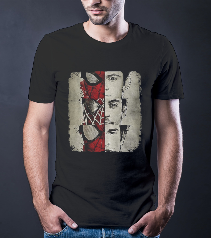 Marvel Avengers Spider Man No Way Home Three Peter Parker Faces Disneyland T-Shirt