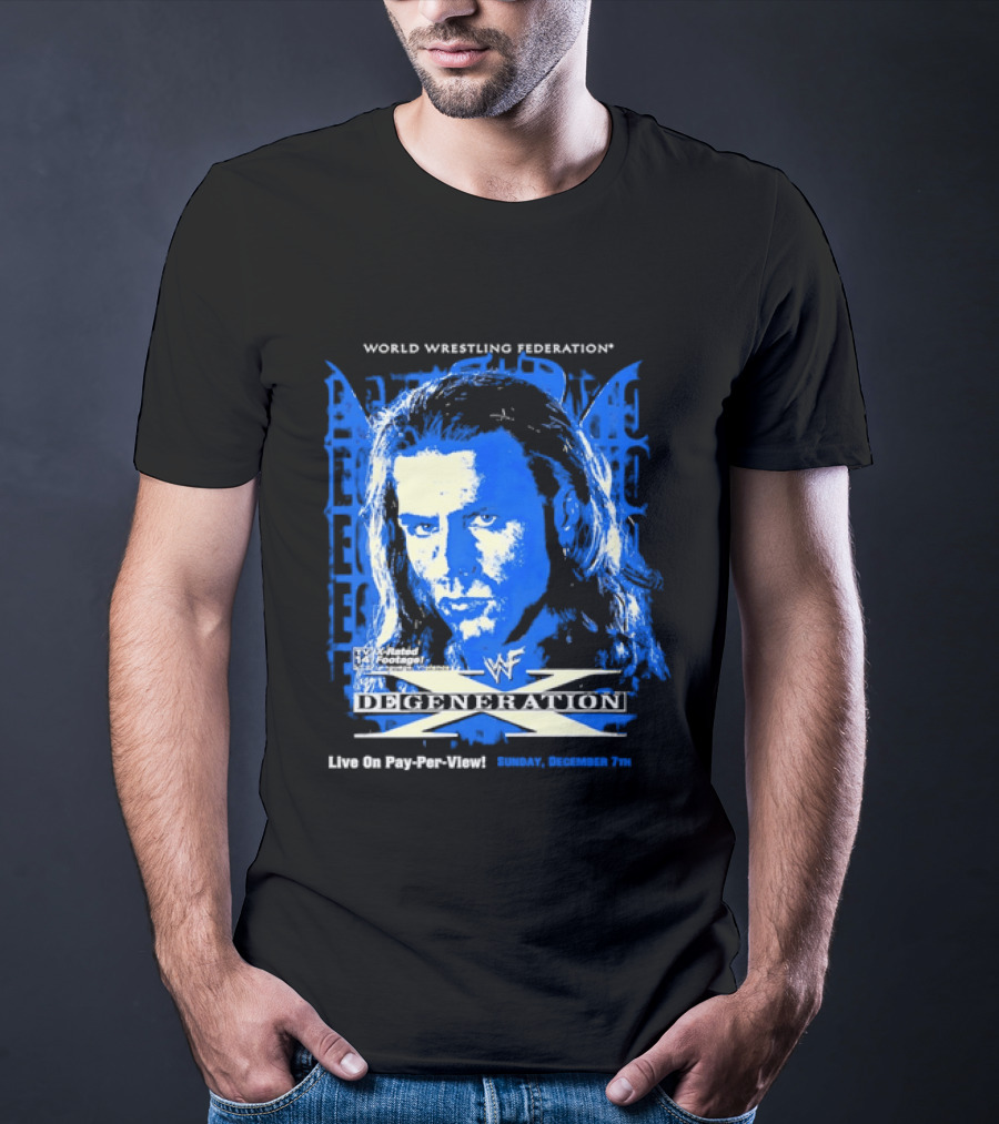 World Wrestling Federation DX Shawn Michaels D Generation X In Your House Pay Per View T-Shirt